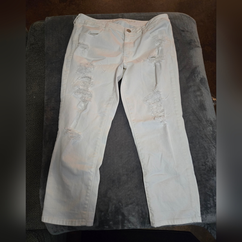 Womens American Eagle White Jeans